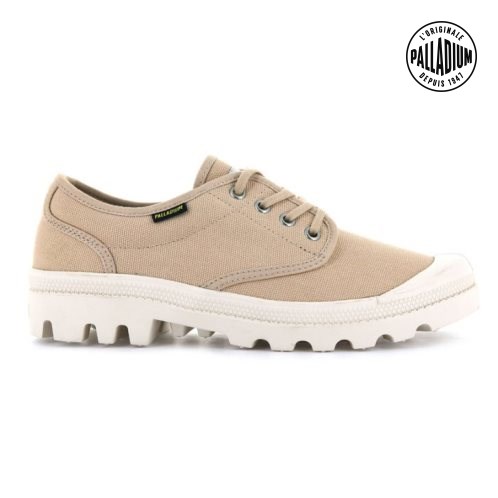 Pánské Oxfordky Palladium Pallabrousse Béžový | CZ COL-41F